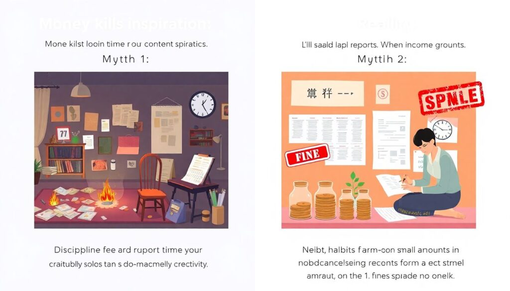 Финансовая грамотность для творческих людей: как совместить искусство и деньги - иллюстрация