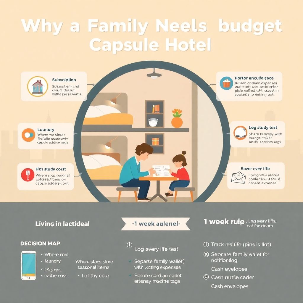 Как составить бюджет семьи в капсульном отеле на постоянной основе Как составить бюджет для семьи, живущей в капсульном отеле на постоянной основе