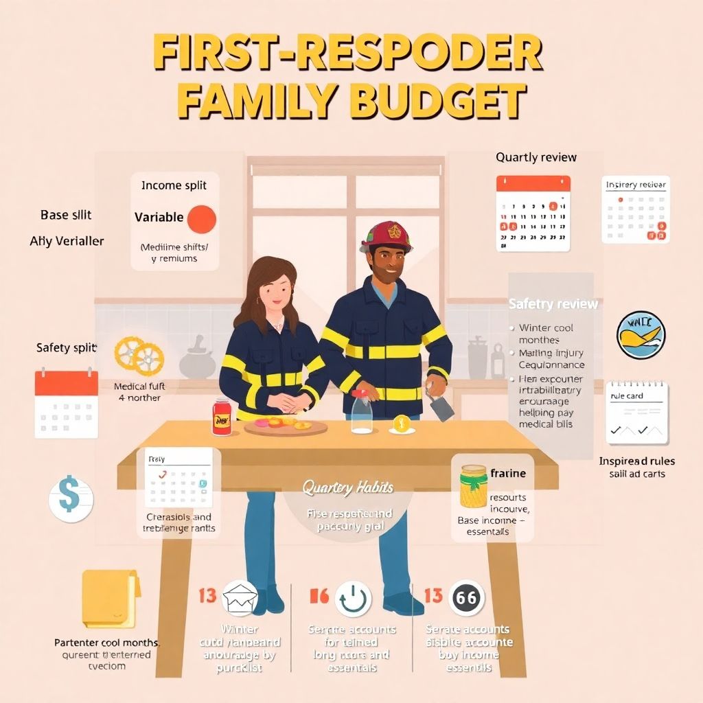 Как составить бюджет для семьи, где один из супругов – пожарный или спасатель