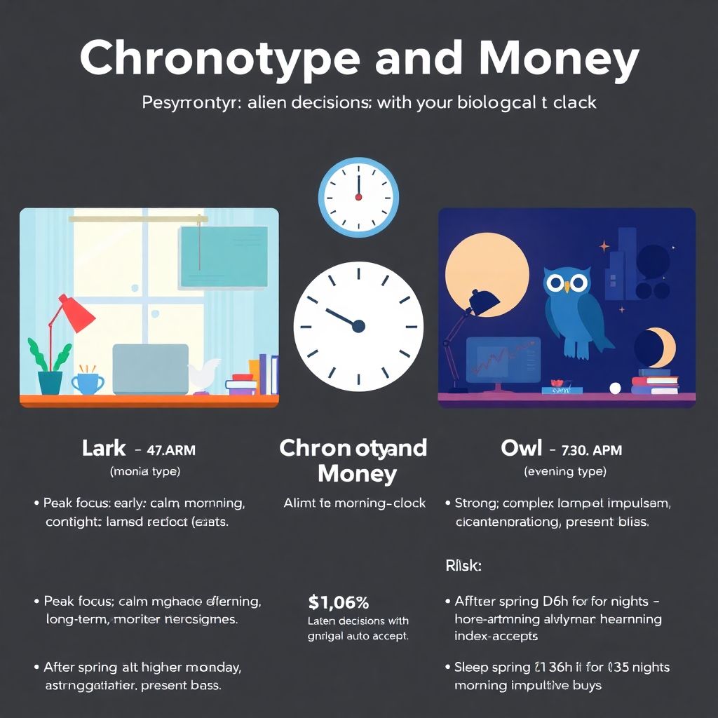 Финансовая психология: как хронотип совы или жаворонка влияет на финансовые решения Финансовая психология: как ваш хронотип (сова или жаворонок) влияет на финансовые решения