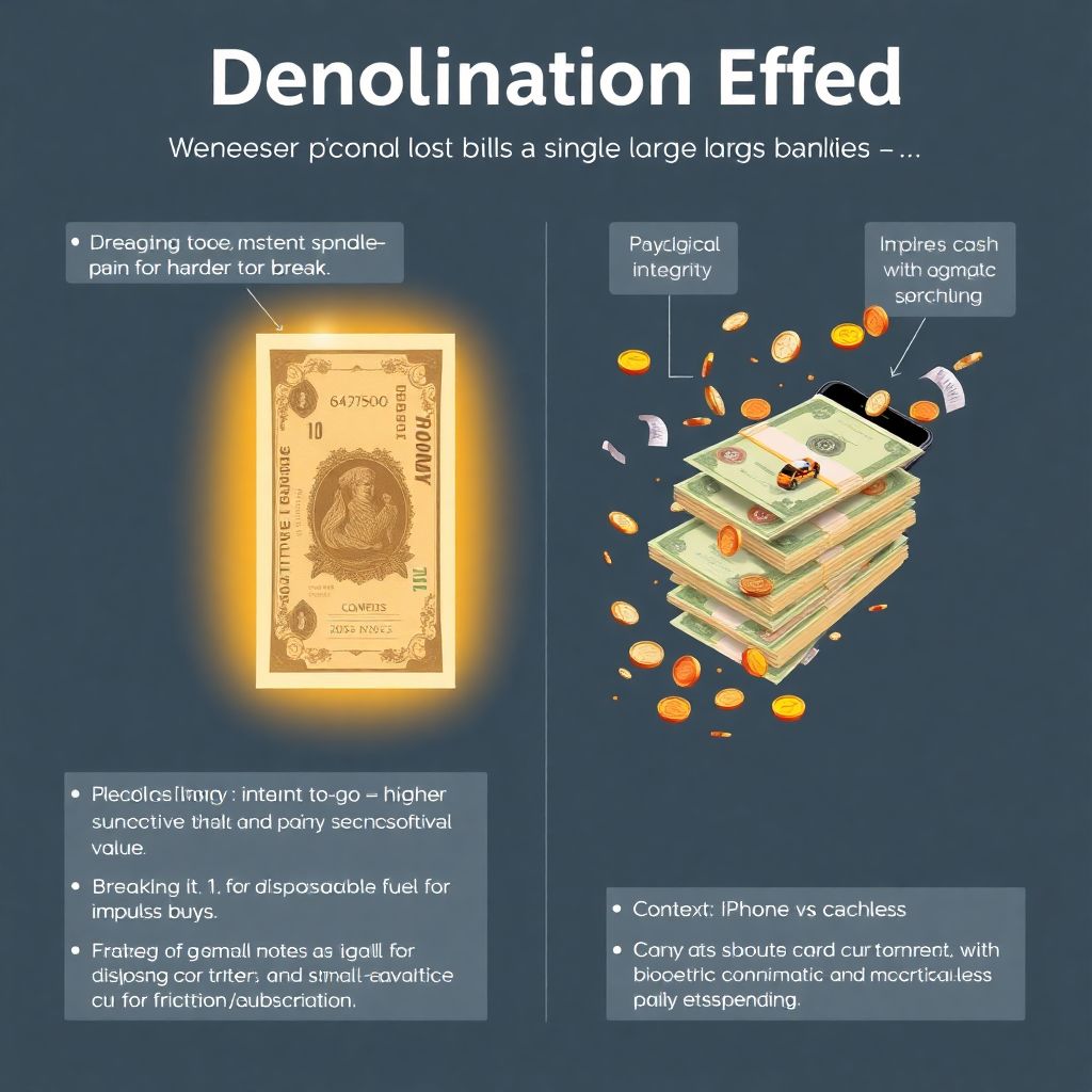 Эффект деноминации: почему мы легче тратим мелкие купюры, чем крупные