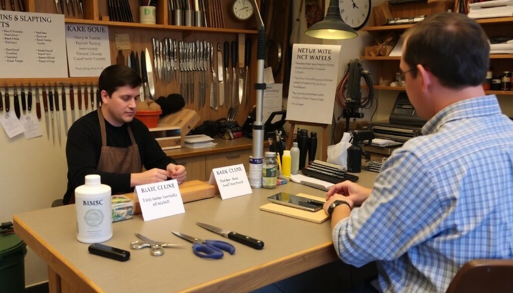 Как экономить на услугах по заточке ножей и инструментов: советы и идеи Как экономить на услугах по заточке ножей и инструментов - иллюстрация