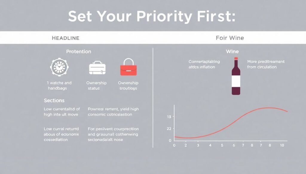 Что такое инвестиции в предметы роскоши (часы, сумки, вино) - иллюстрация